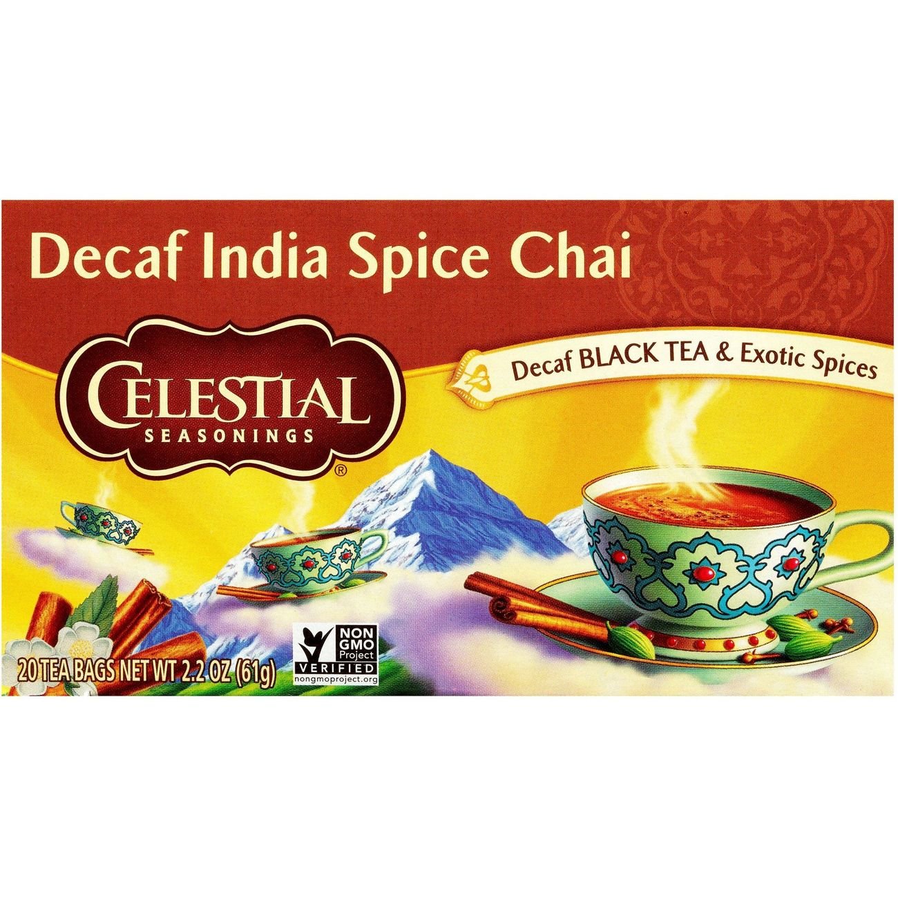 Celestial Seasonings Teahouse Chai Decaf Original India Spice Chai Tea Bags Shop Tea at HEB