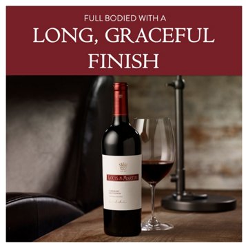 Louis Martini Sonoma County Cabernet Sauvignon Red Wine, 750 mL