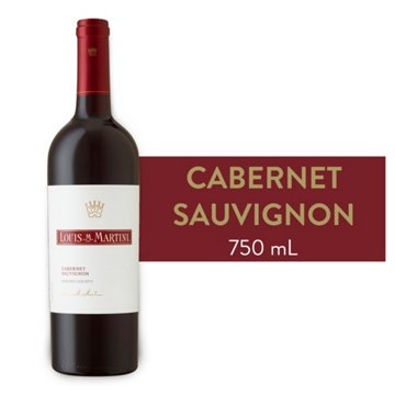 Louis Martini Sonoma County Cabernet Sauvignon Red Wine, 750 mL