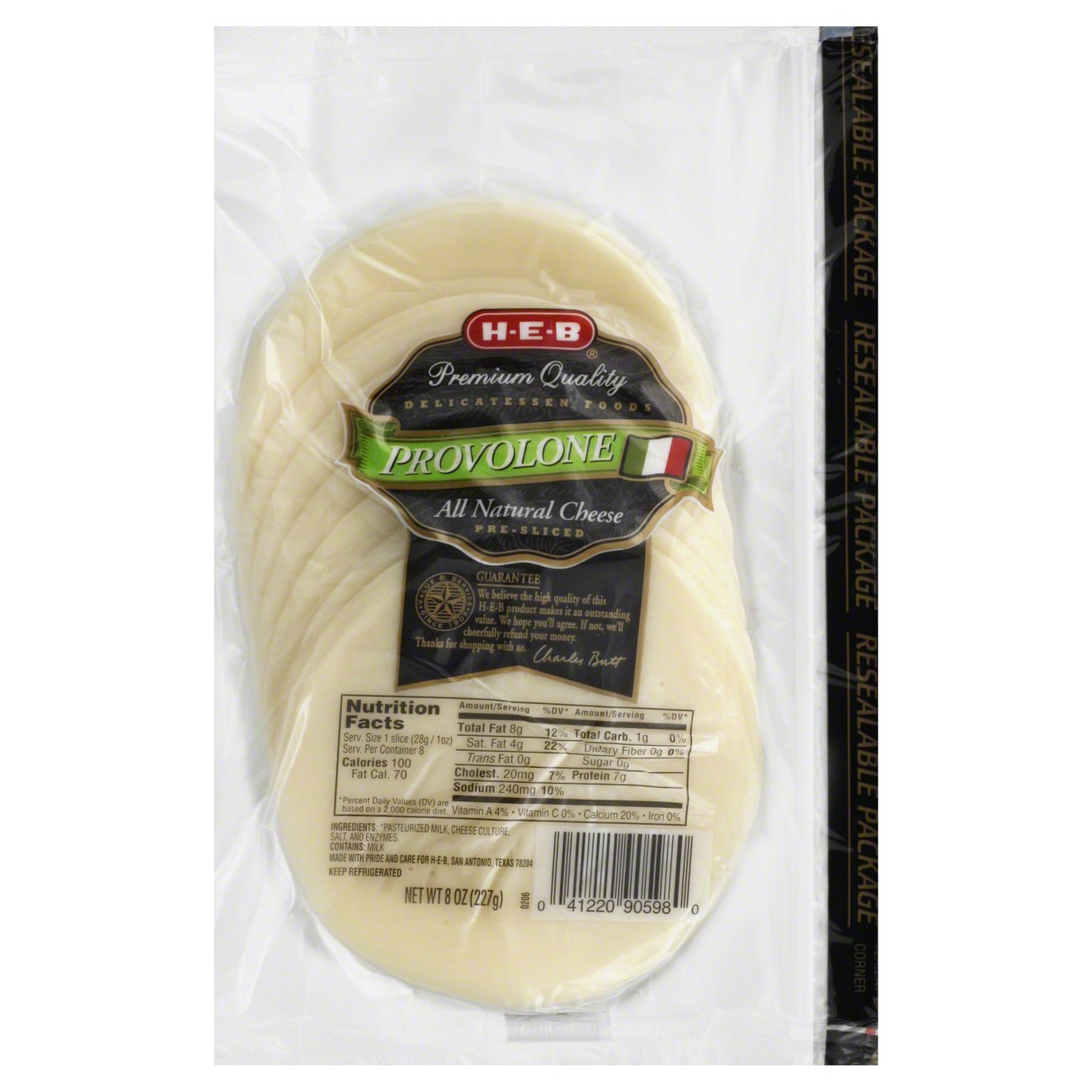 H-E-B Provolone Cheese Slices - Shop Cheese at H-E-B