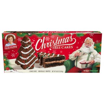 Little Debbie Chocolate Christmas Tree Snack Cakes, 5 ct