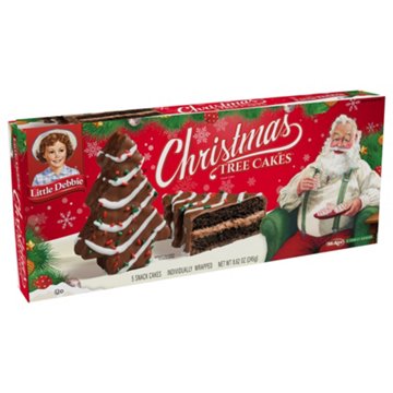 Little Debbie Chocolate Christmas Tree Snack Cakes, 5 ct