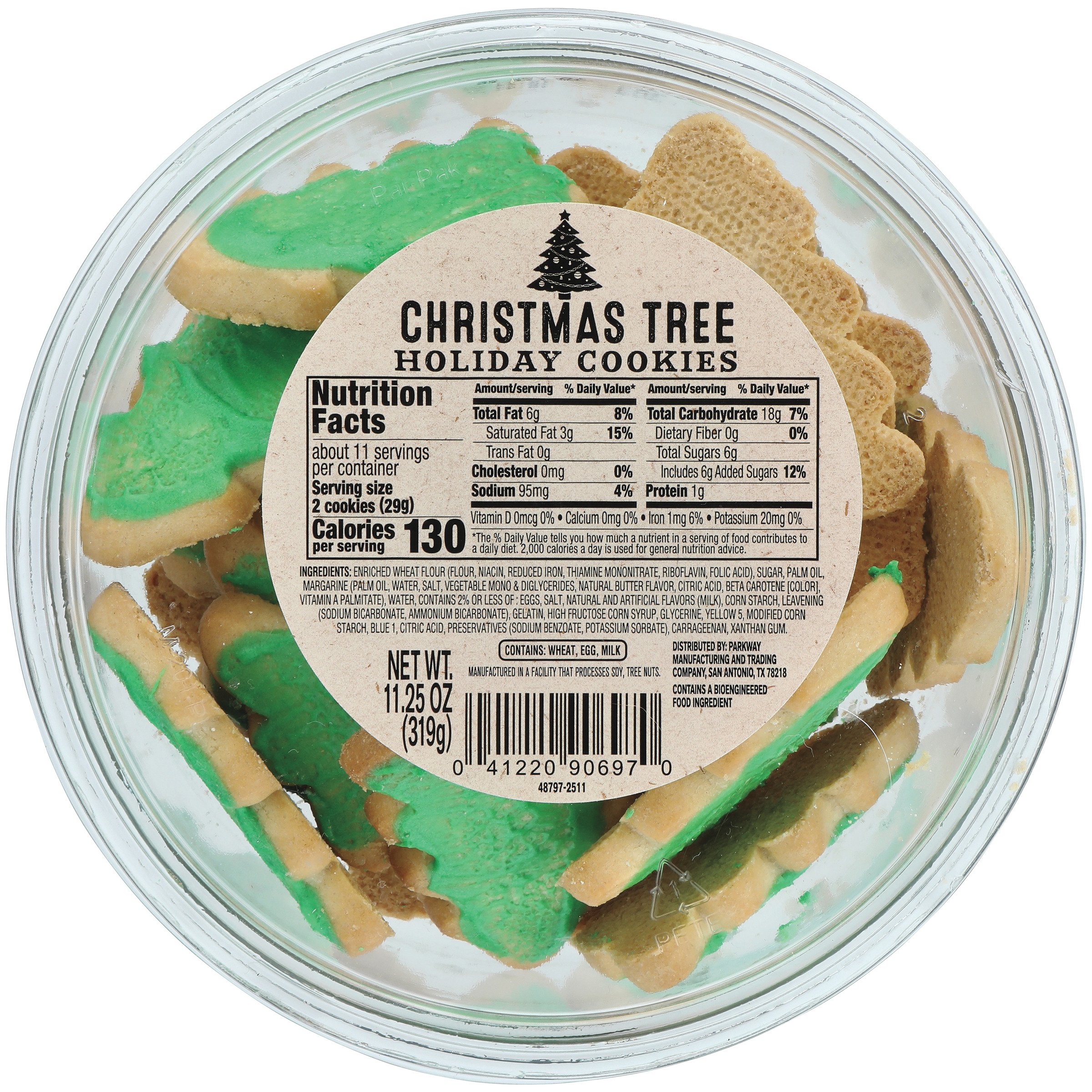 Holiday Christmas Tree Cookies Shop Cookies at HEB