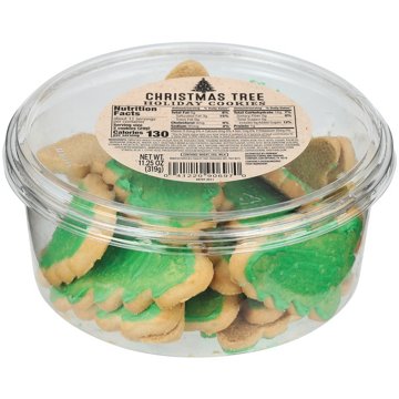 Holiday Christmas Tree Cookies
