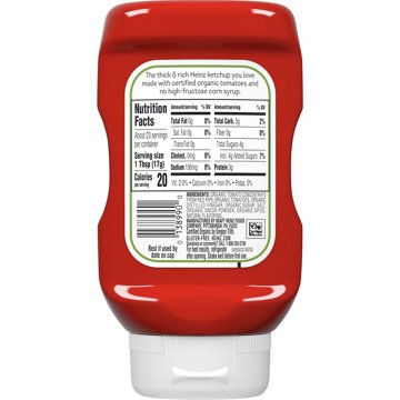 Heinz Organic Ketchup, 14 oz