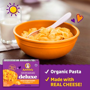 Annie's Deluxe Shells & Aged Cheddar Macaroni and Cheese