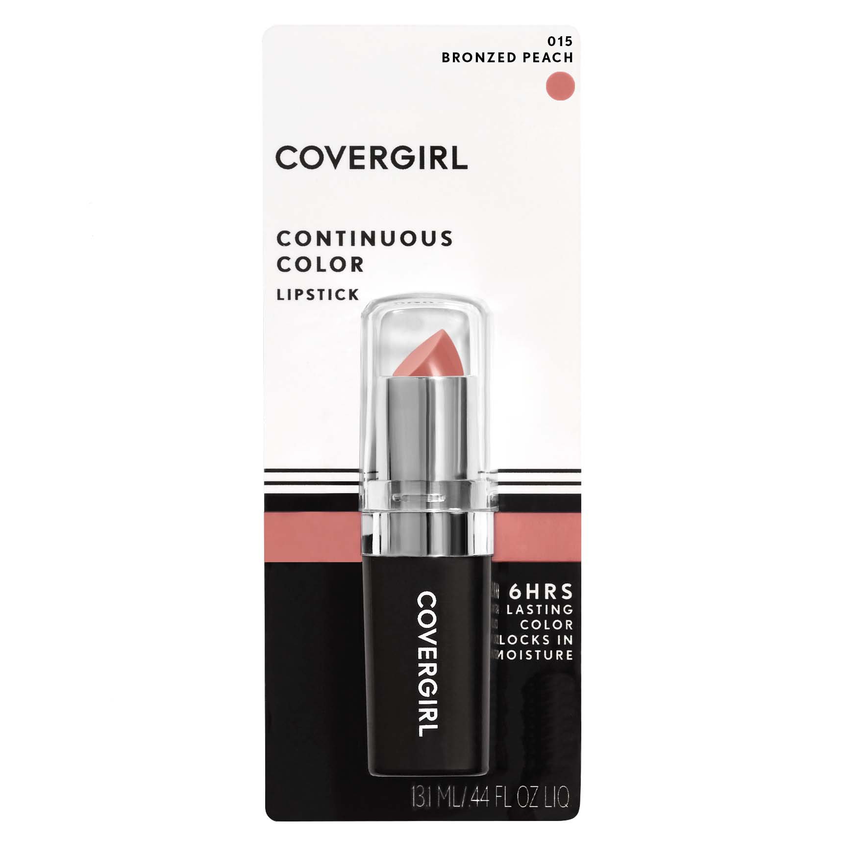Covergirl Continuous Color Bronzed Peach 015 Lipstick Shop Lips at HEB