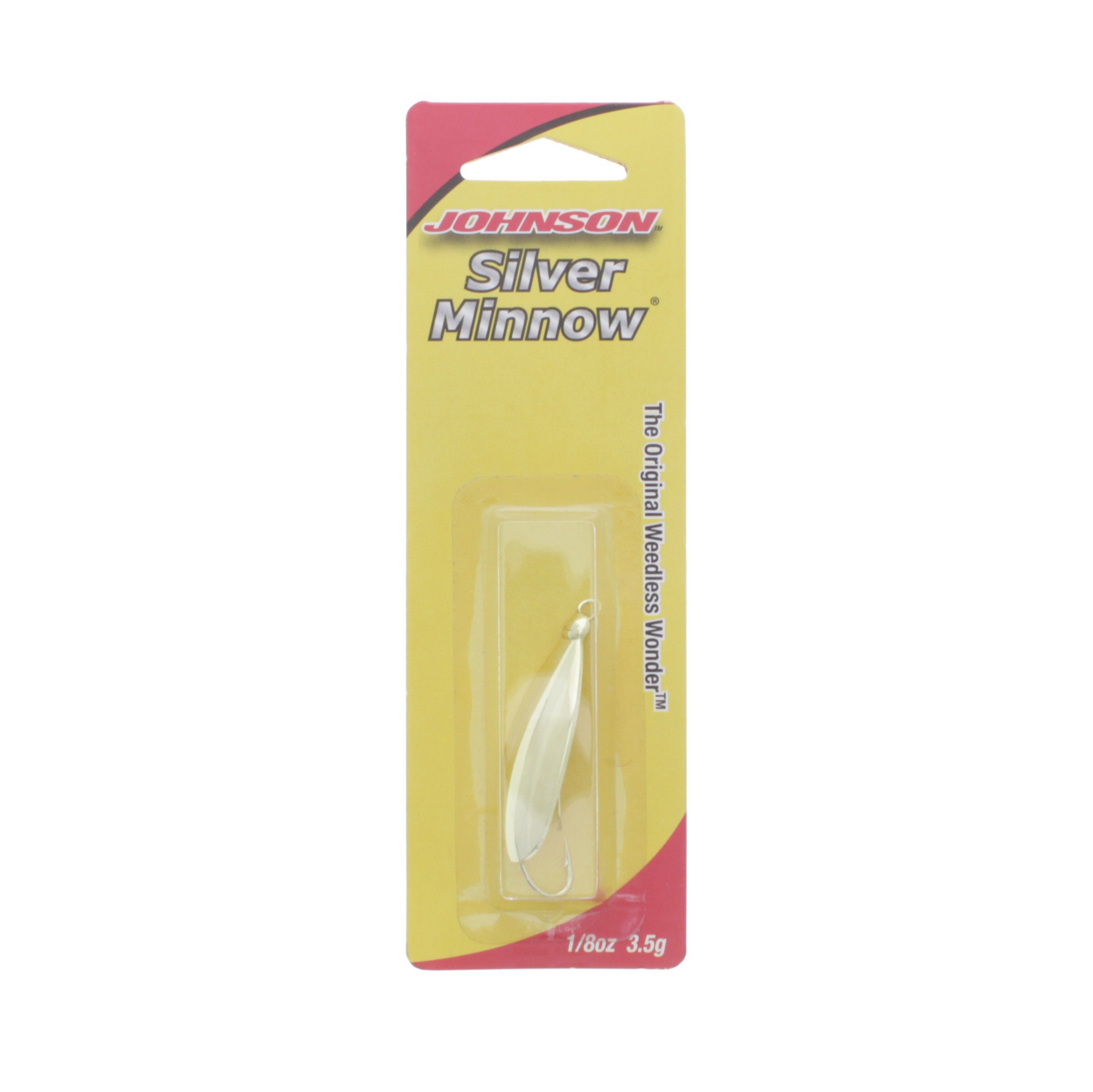 Johnson Gold 1 3/4 Inch Original Silver Minnow Spoon - Shop Fishing at ...