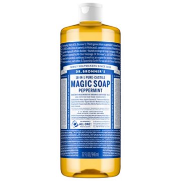 Dr. Bronner's 18-In-1 Pure-Castile Soap - Hemp Peppermint, 32 oz