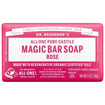 Dr. Bronner's Magic Soaps All-One Hemp Rose Pure-Castile Soap