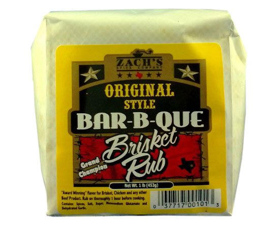 Zach s Spice Co. Barbeque Original Brisket Rub