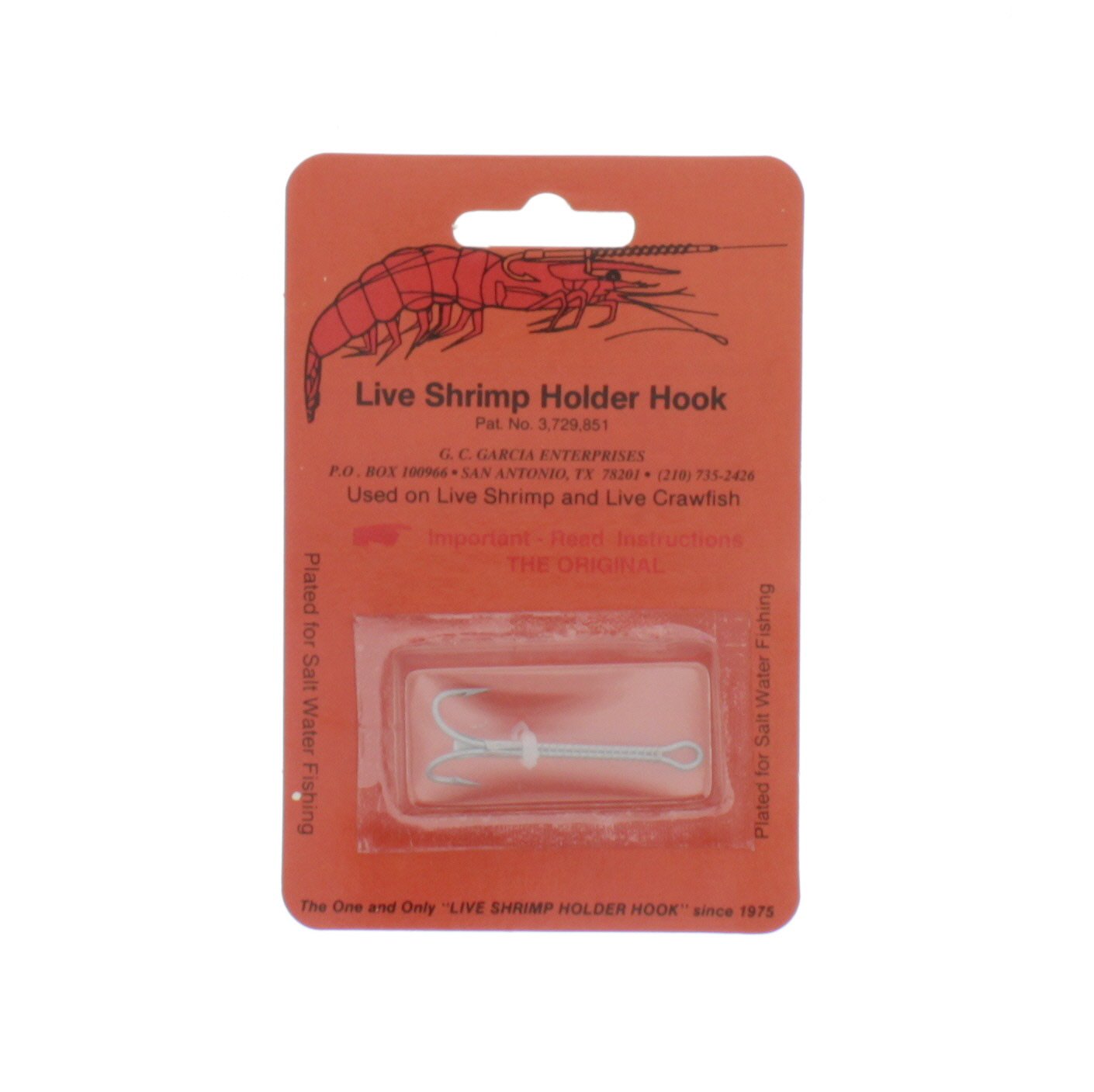 live shrimp holder hook