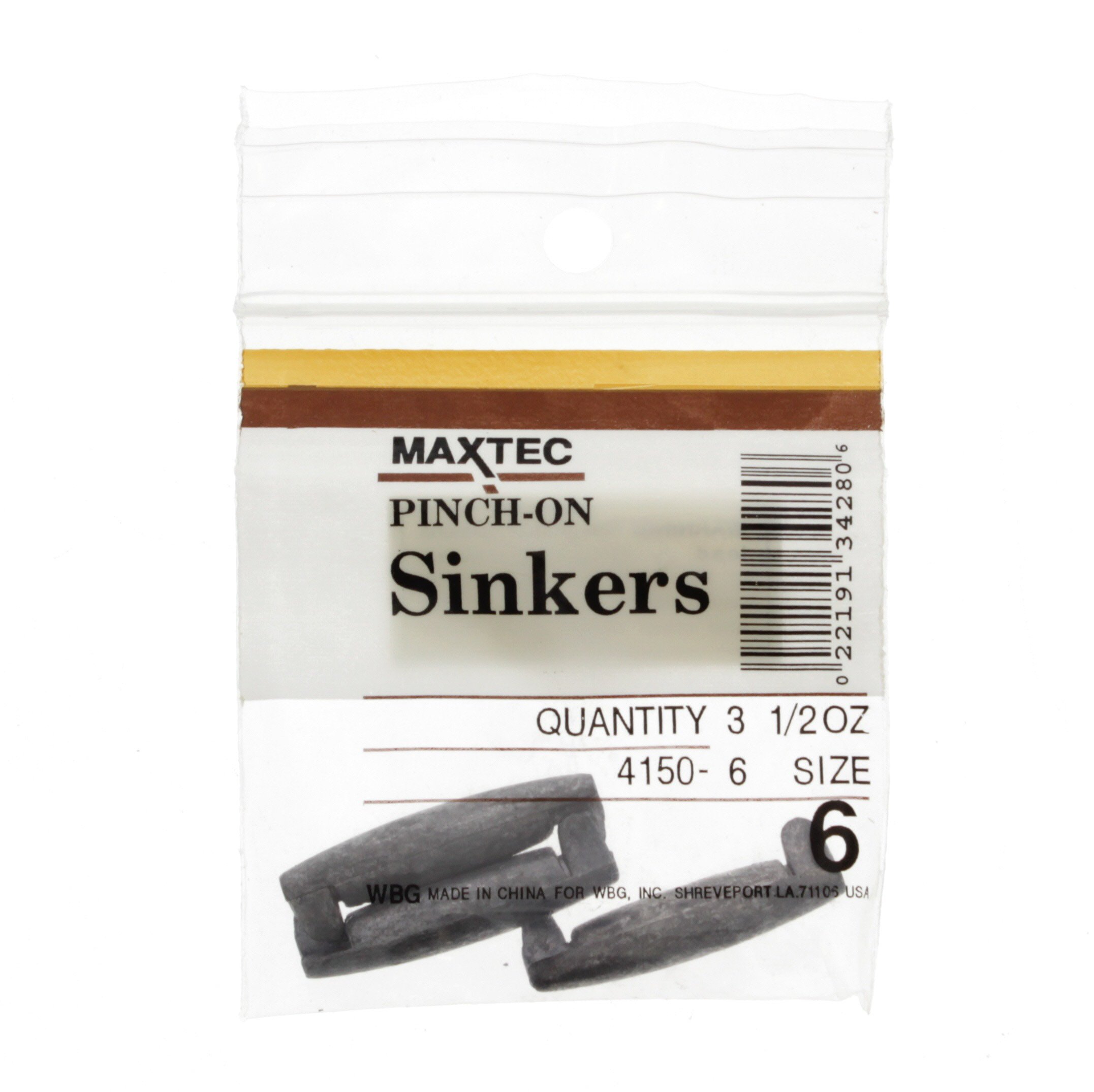 Eagle Claw Pinch-On Sinker - 1/2 Oz Weight For Fishing, Easy To Attach & Remove - View #7