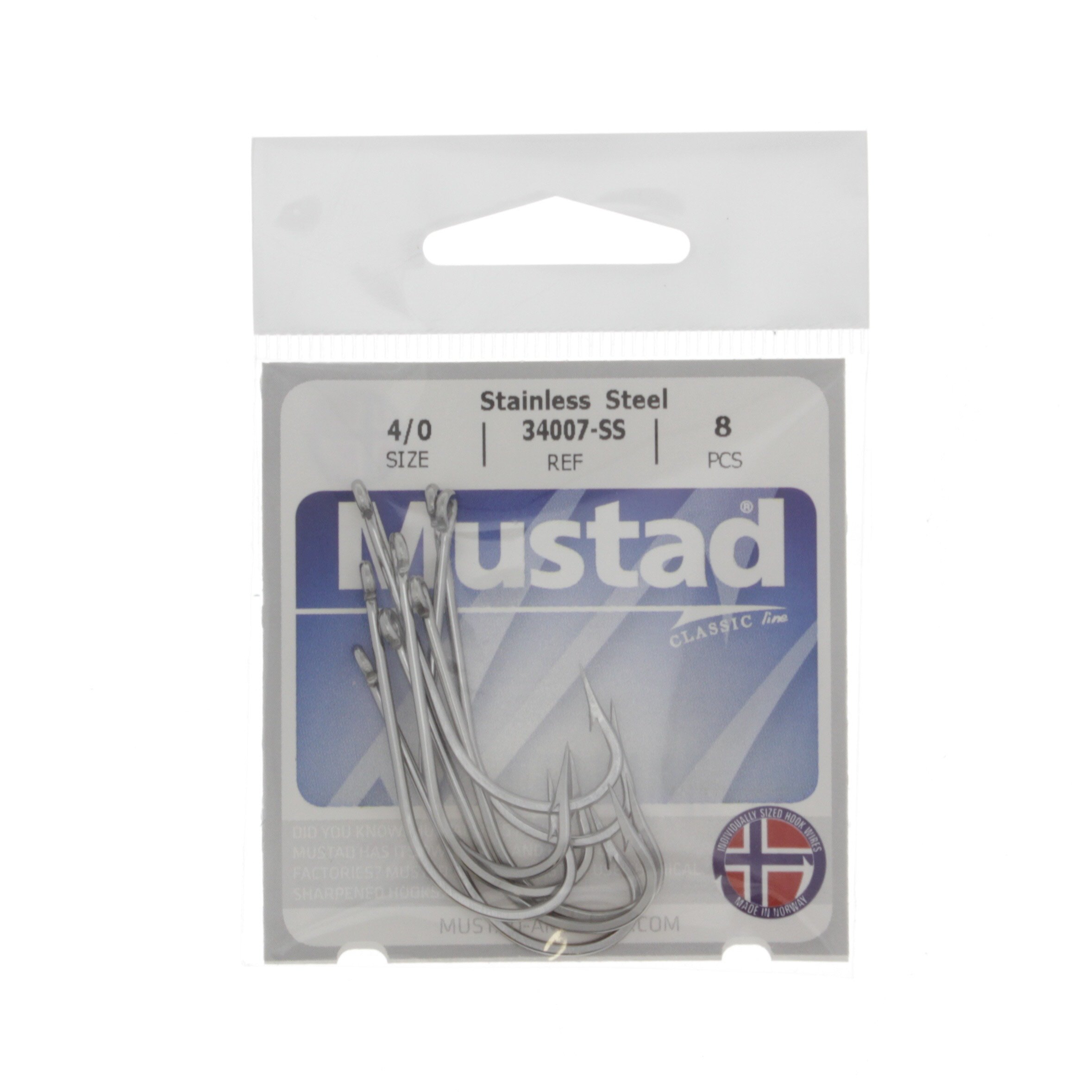 Mustad Stainless Steel Hooks Size 4/0 - Shop Fishing at H-E-B