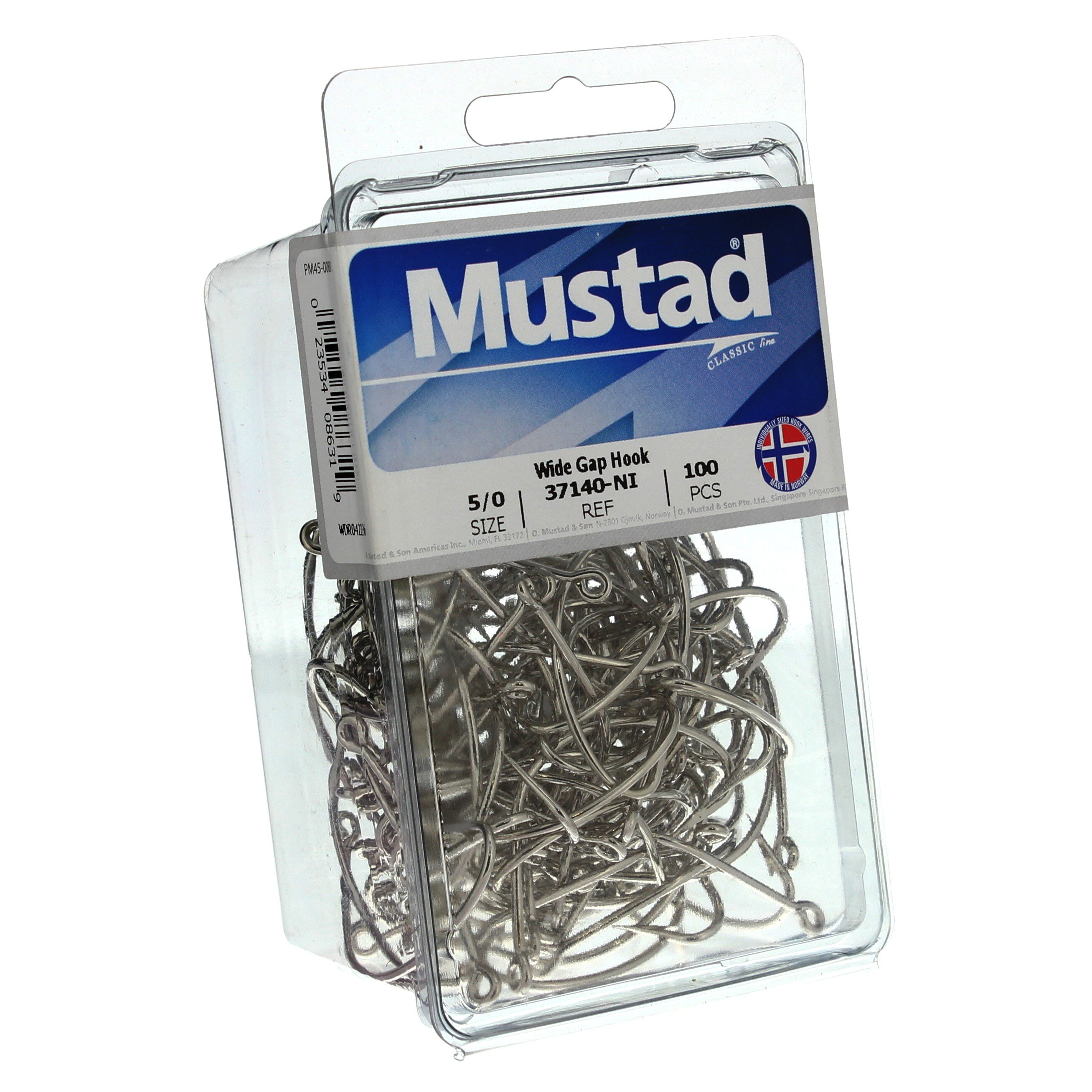 Mustad 37140-NI Wide Gap Hook. Size 5/0 - Shop Fishing at H-E-B