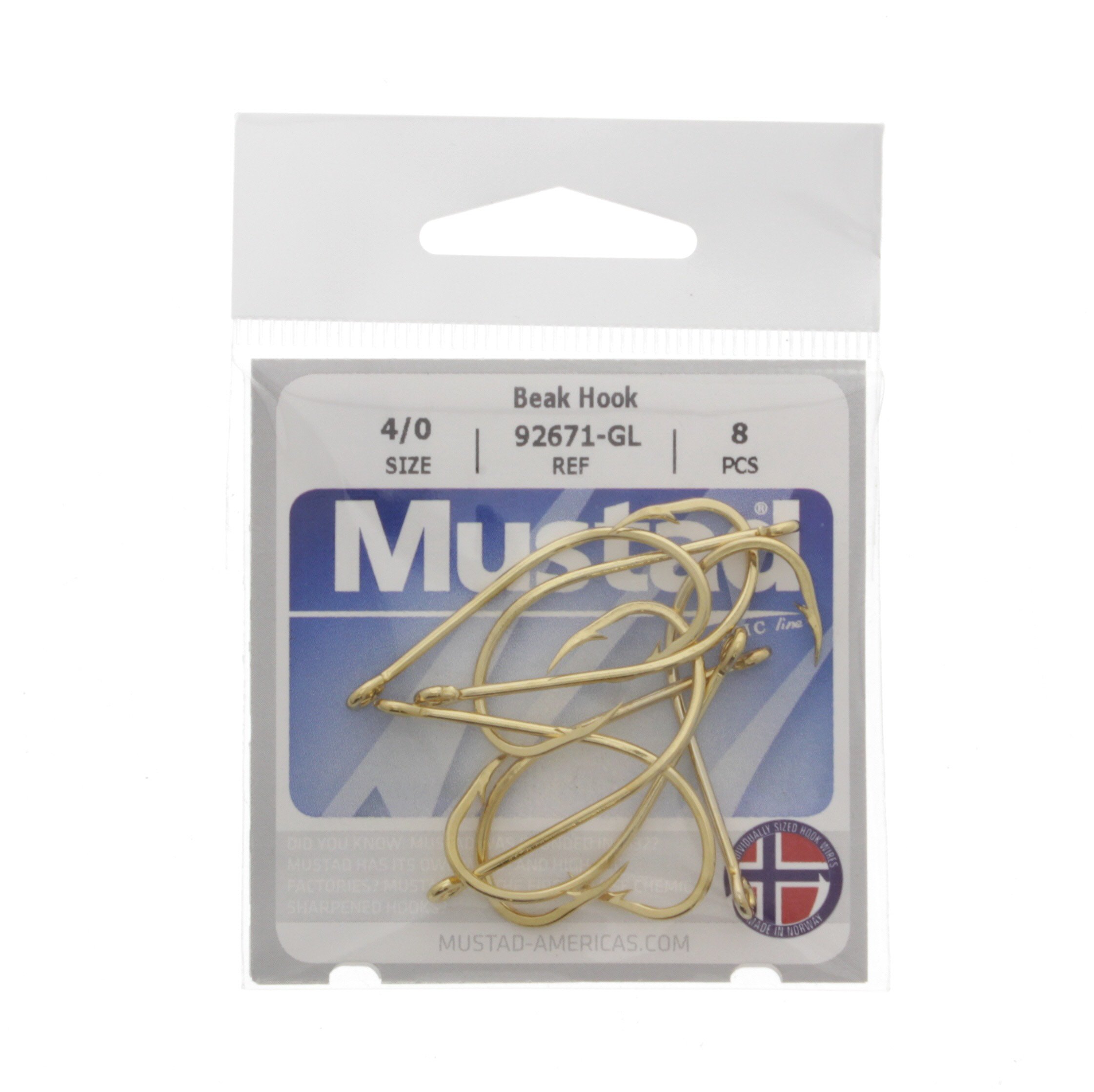 Mustad 92671-GL Gold Beak Hook, Size 1 - Shop Fishing at H-E-B