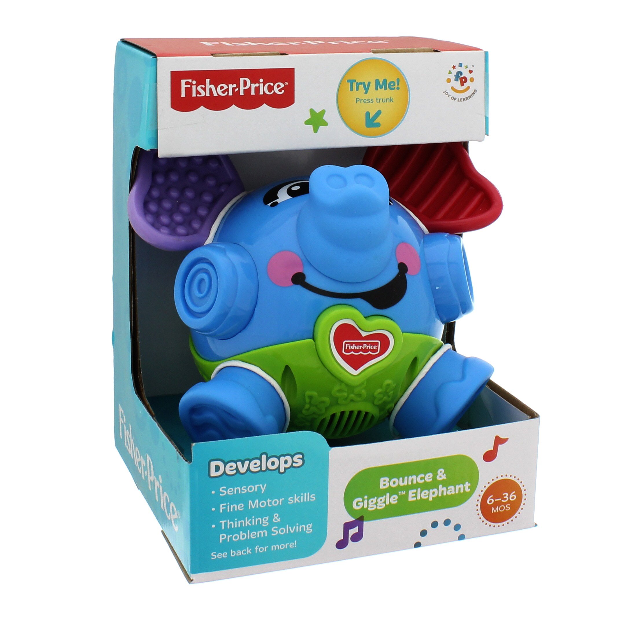 fisher price bounce and giggle elephant