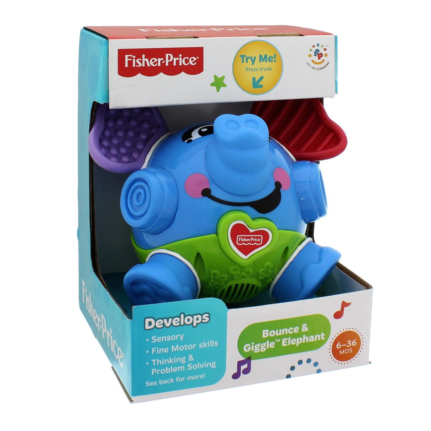 Fisher price bounce 2024 and giggle elephant