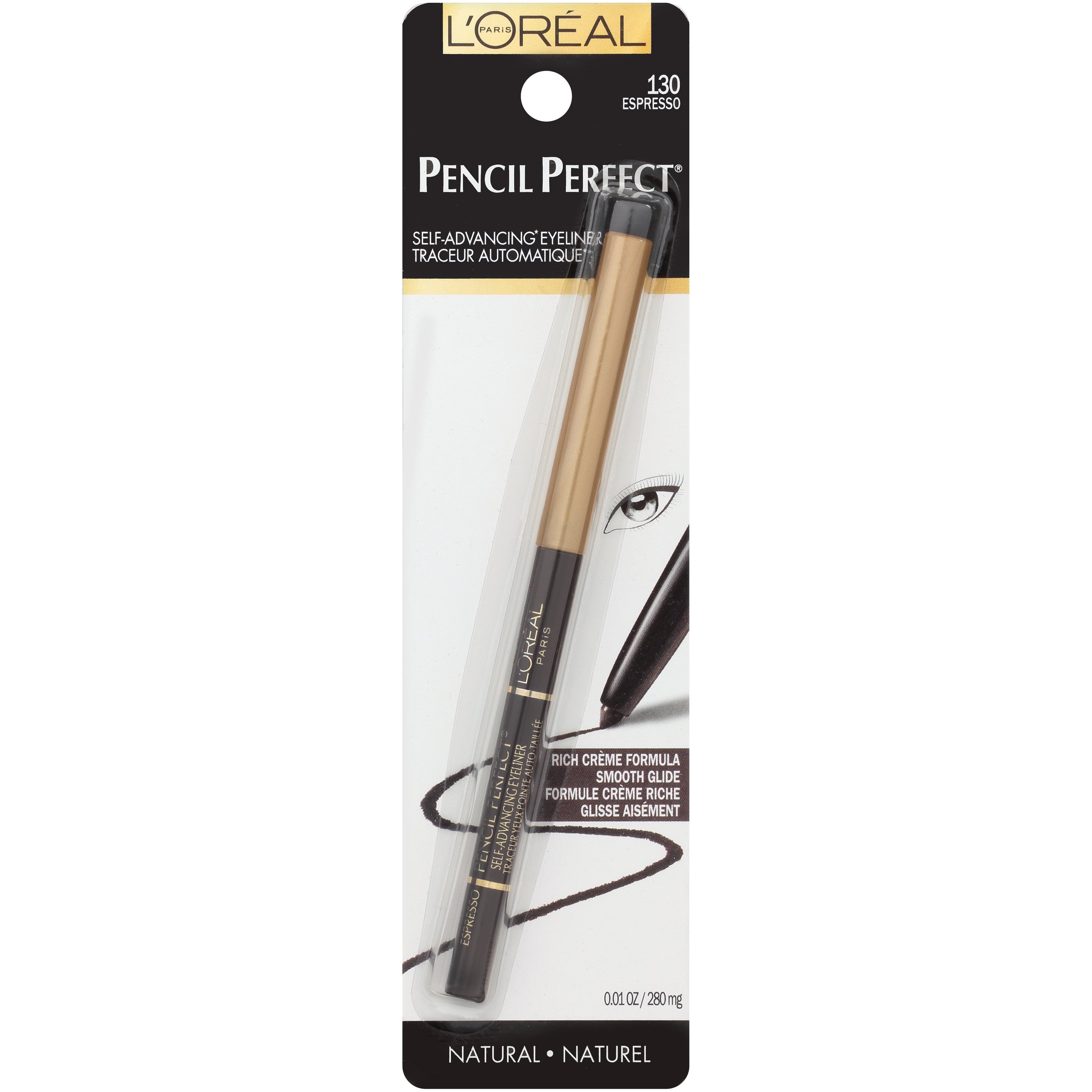 L'Oreal Paris Pencil Perfect SelfAdvancing Eyeliner, Expresso Shop