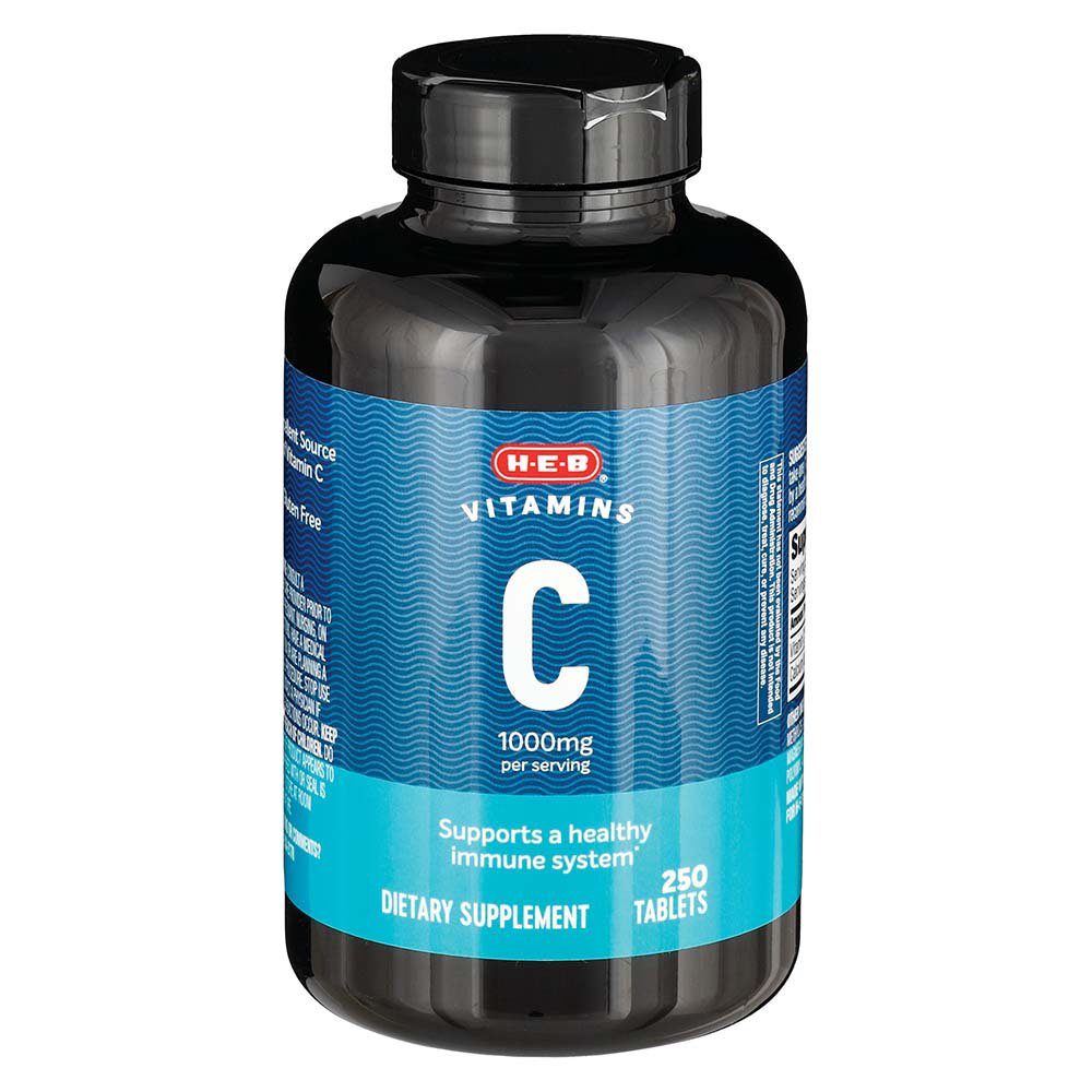 H E B Vitamin C 1000 Mg Tablets Shop Vitamins A Z At H E B