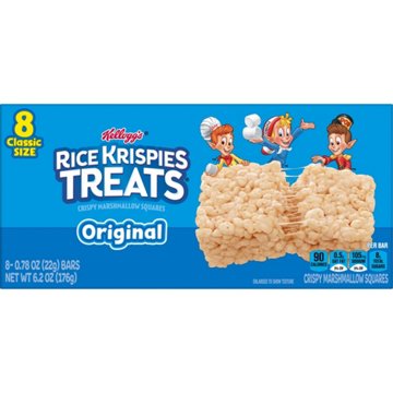 Rice Krispies Treats Original Crispy Marshmallow Squares, 6.2 oz, 8 ct
