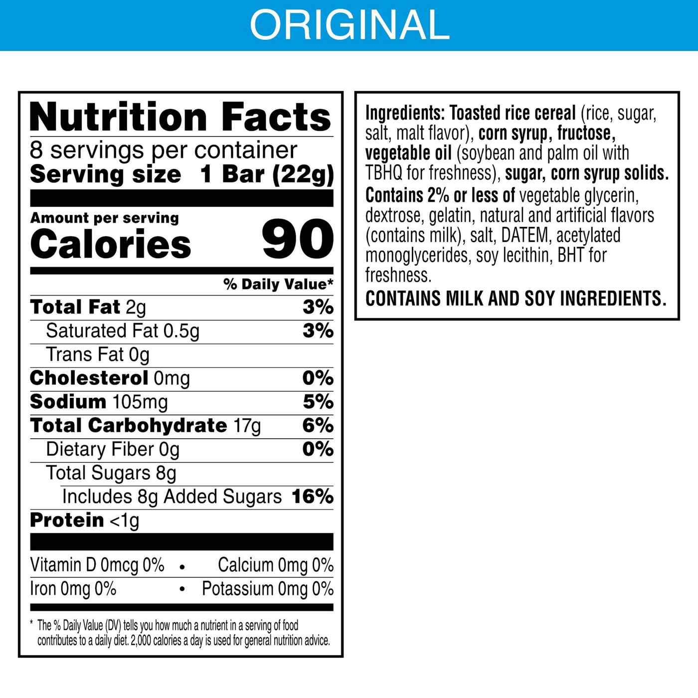 Rice Krispies Treats Original Crispy Marshmallow Squares, 6.2 oz; image 6 of 6