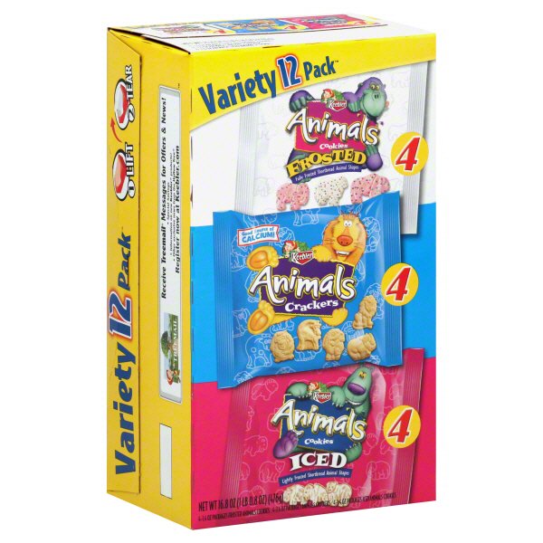 Keebler Animal Cookies and Crackers Variety Pack Shop Cookies at HEB