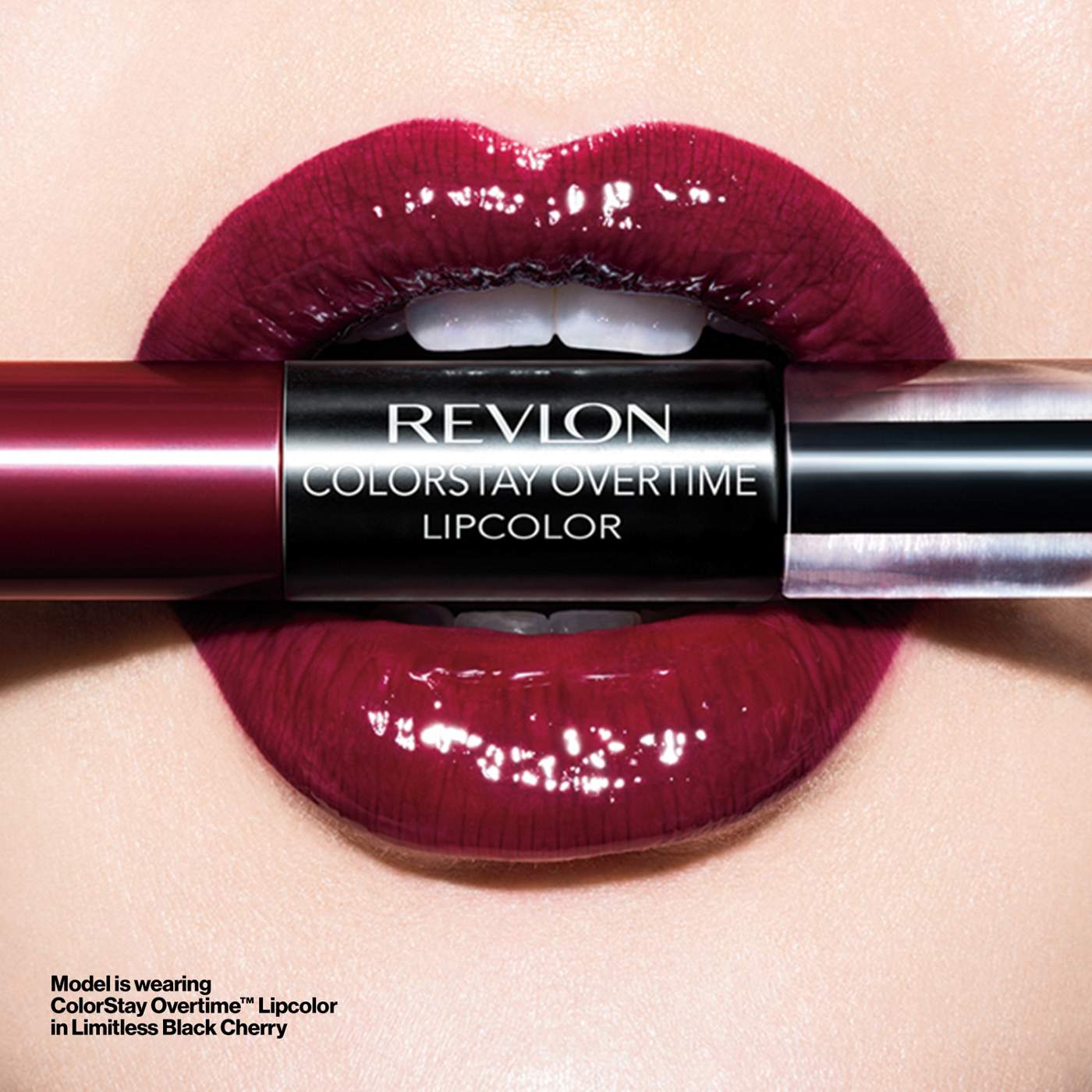 Revlon ColorStay Overtime Lipcolor - 010 Non-Stop Cherry; image 4 of 8