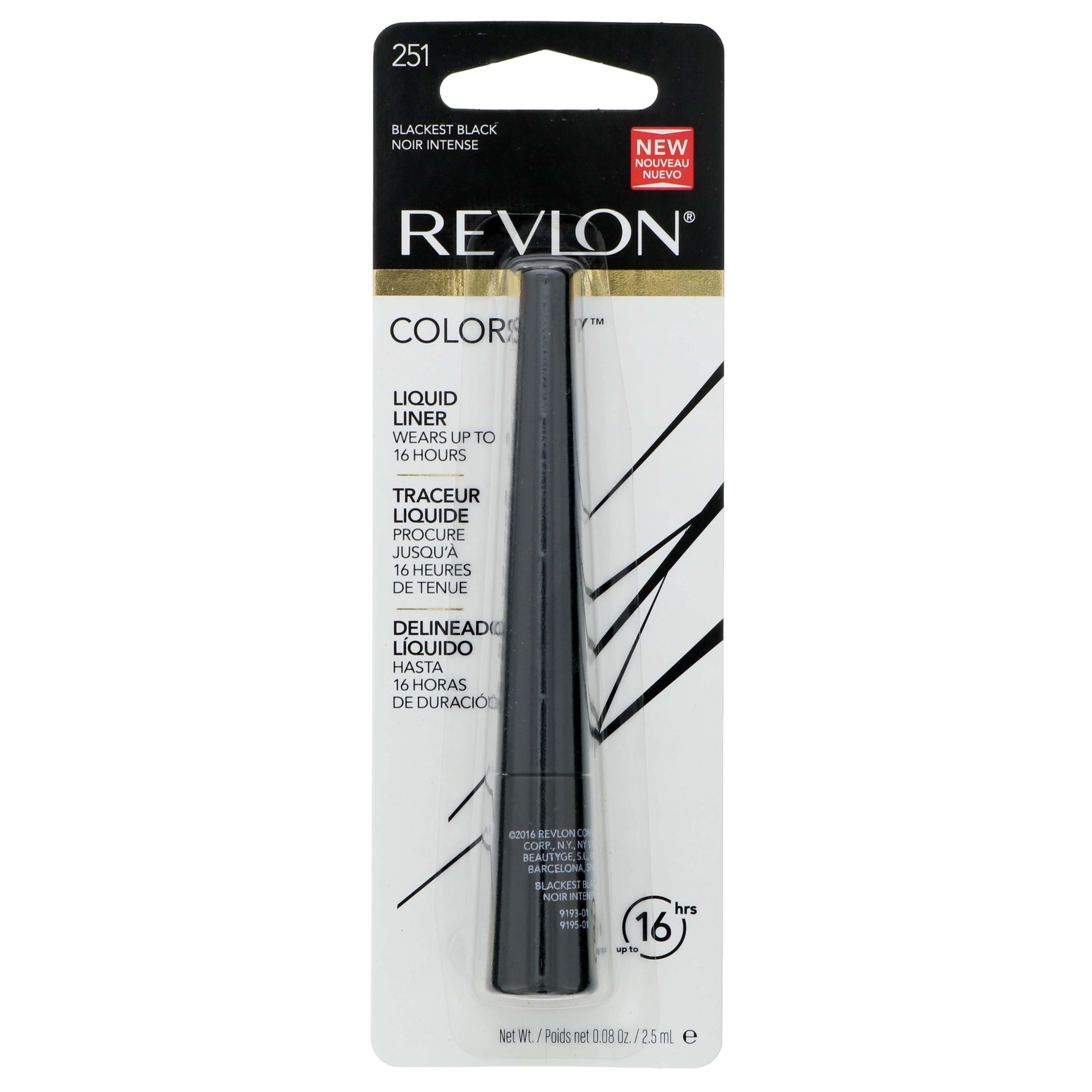 Revlon ColorStay Liquid Liner, Blackest Black - Shop Eyeliner at H-E-B