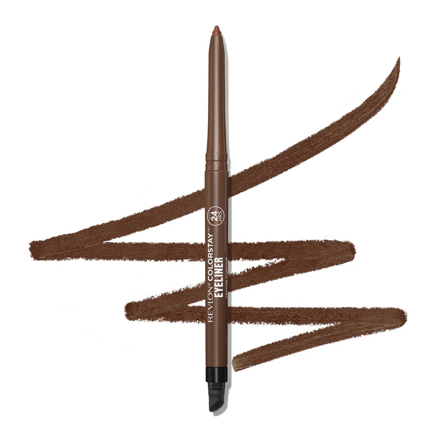 Revlon ColorStay Eyeliner Pencil, 203 Brown; image 2 of 9