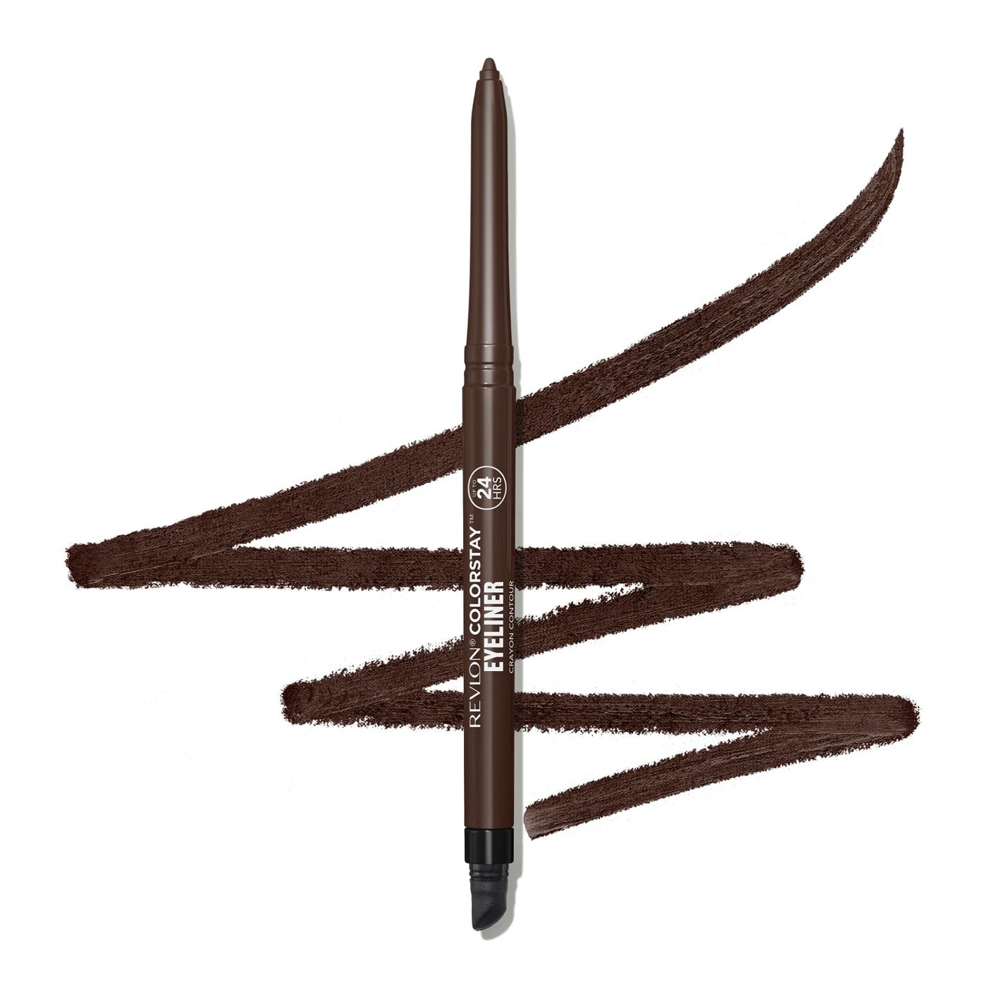 Revlon ColorStay Eyeliner Pencil, 202 Black Brown; image 2 of 9