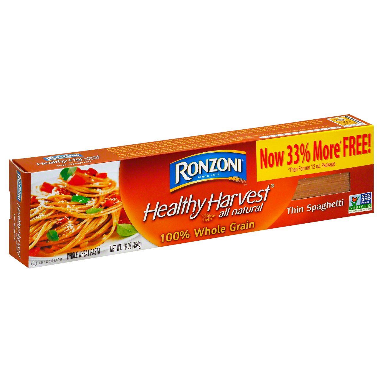 Ronzoni Healthy Harvest Whole Wheat Thin Spaghetti Shop Pasta at HEB