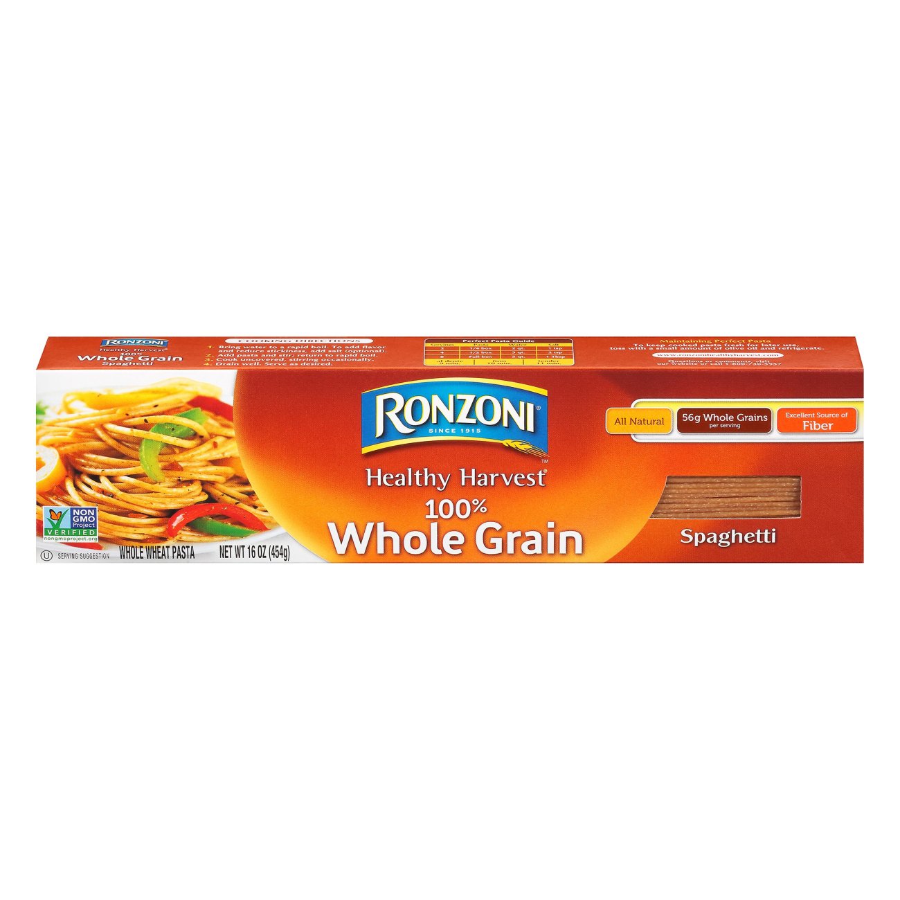 Ronzoni Healthy Harvest Whole Wheat Spaghetti - Shop Pasta & Rice at H-E-B