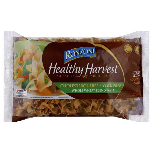 Ronzoni Healthy Harvest Extra Wide Noodles Yolk Free Shop Pasta