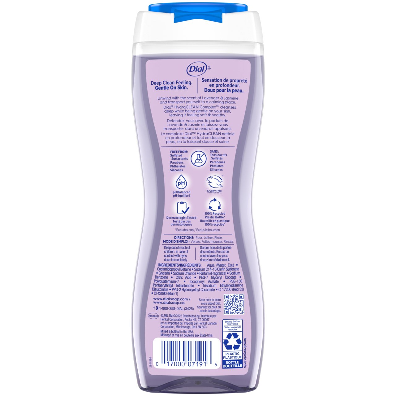 Dial Calm & Soothe Body Wash - Lavender & Jasmine - Shop Body wash