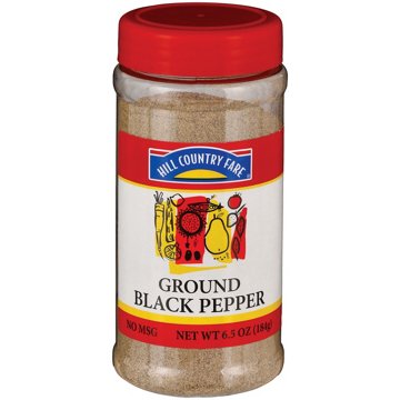 Hill Country Fare Ground Black Pepper, 6.5 oz