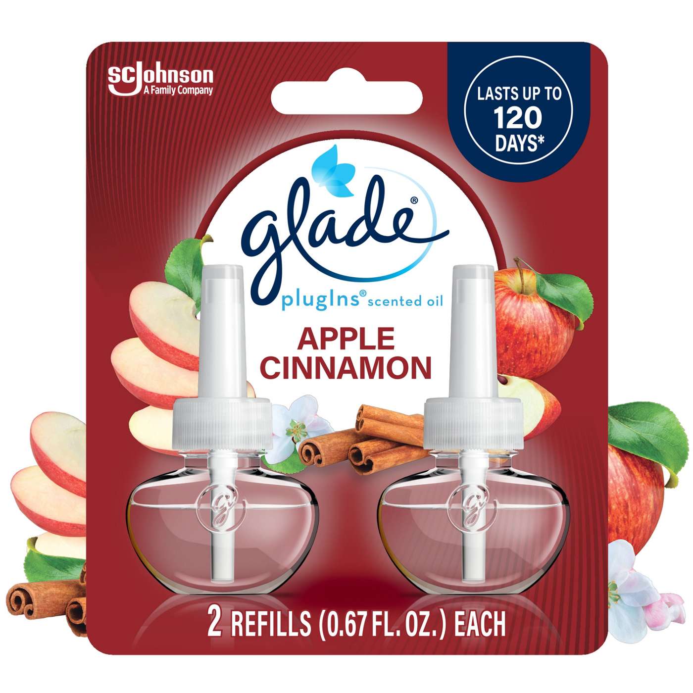 Glade PlugIns Scented Oil Air Freshener Refills - Apple Cinnamon; image 4 of 14