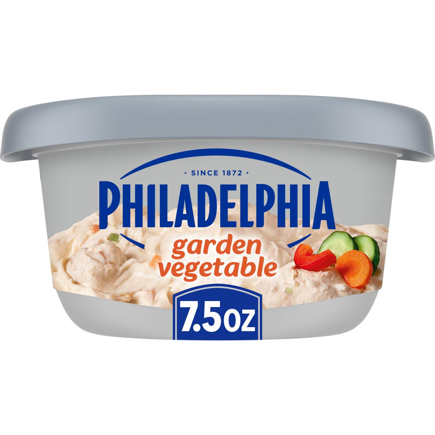 Philadelphia Garden Vegetable Cream Cheese Spread; image 1 of 9