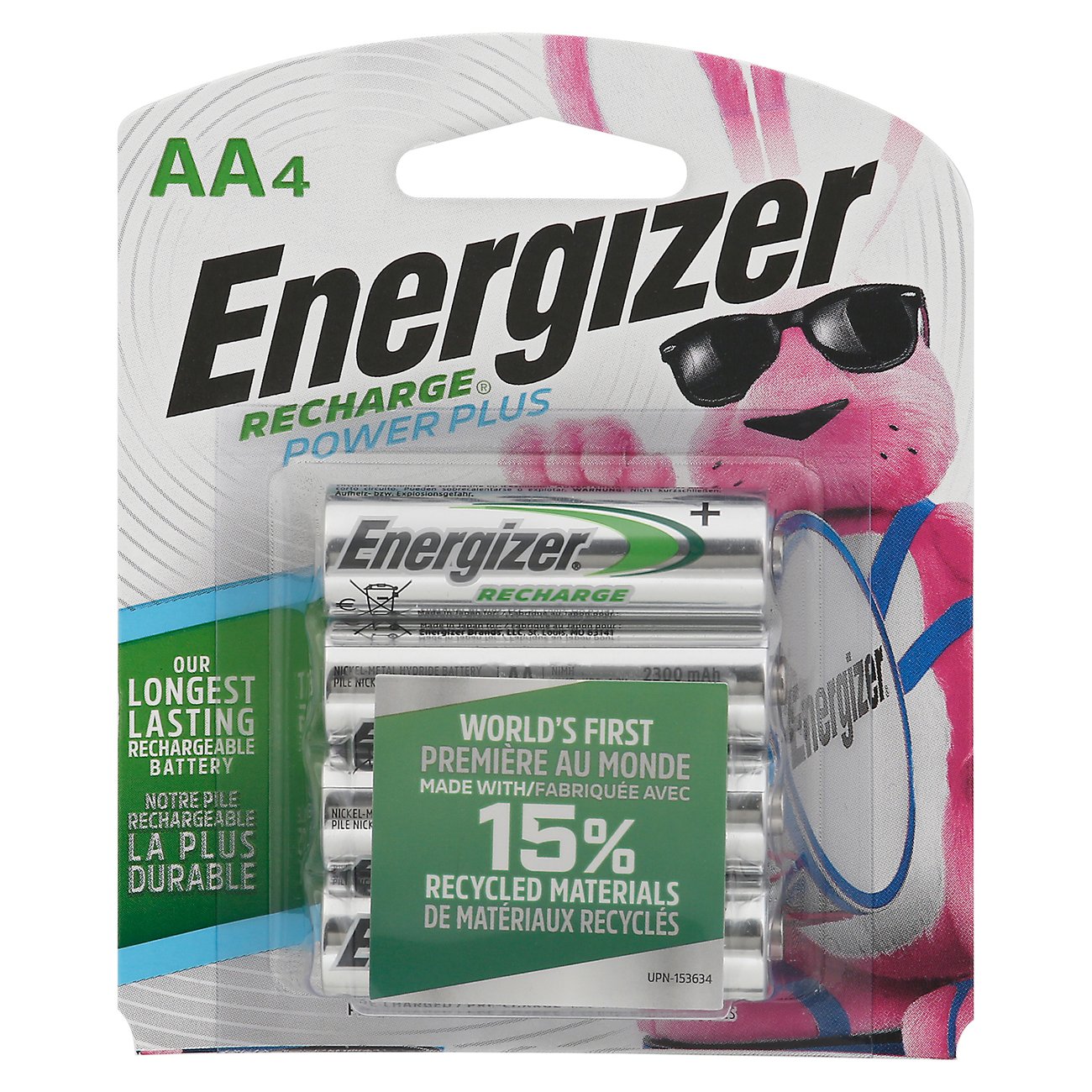 Energizer Piles Rechargeables AAA, Recharge Power Plus, Lot de 12