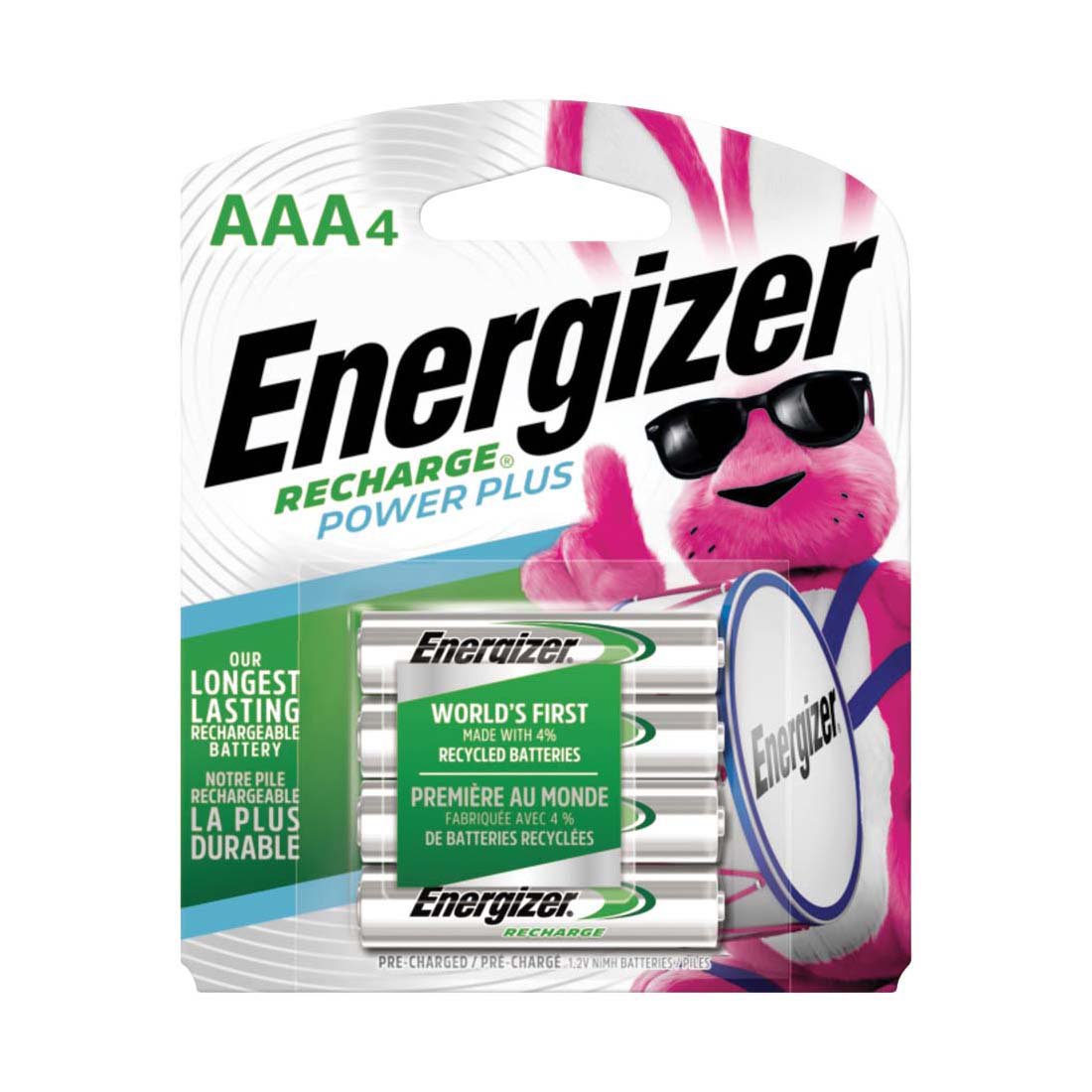 Energizer Recharge Power Plus Rechargeable AAA Batteries Shop