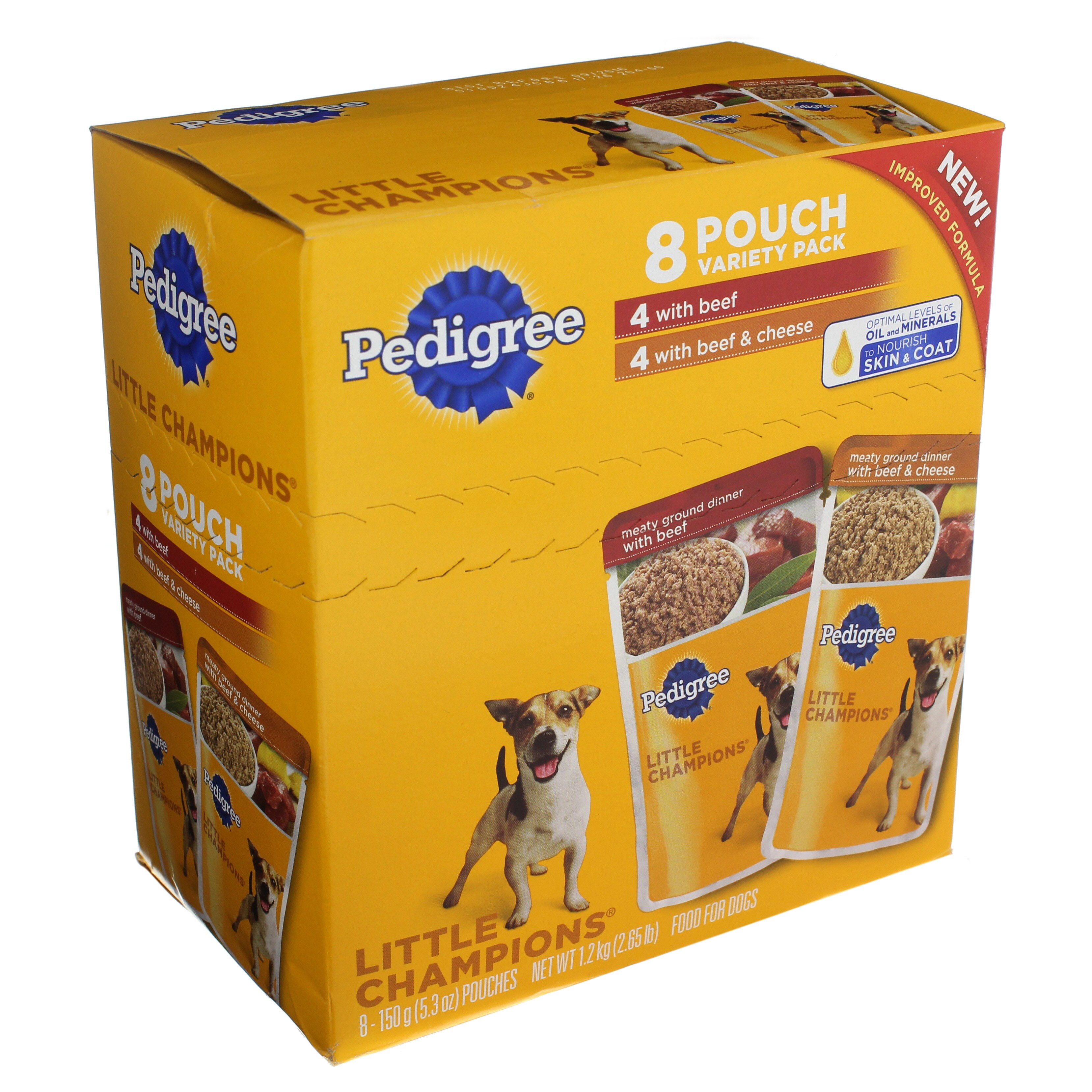 Pedigree Little Champions Meaty Ground Dinner Variety Pack - Shop Dogs ...