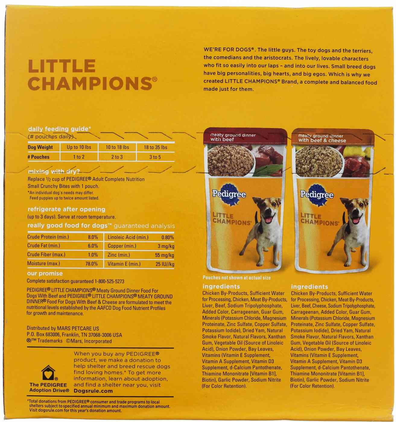 Pedigree Little Champions Meaty Ground Dinner Variety Pack; image 2 of 2