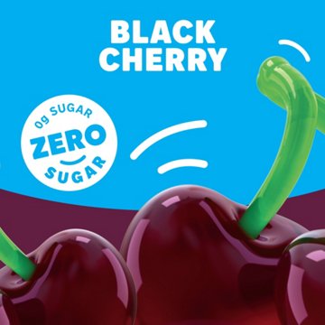 Jell-O Zero Sugar Black Cherry Gelatin Dessert Mix, 0.3 oz