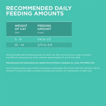Purina ONE Sensitive Stomach Skin Natural Dry Cat Food, +Plus Sensitive Skin and Stomach Formula