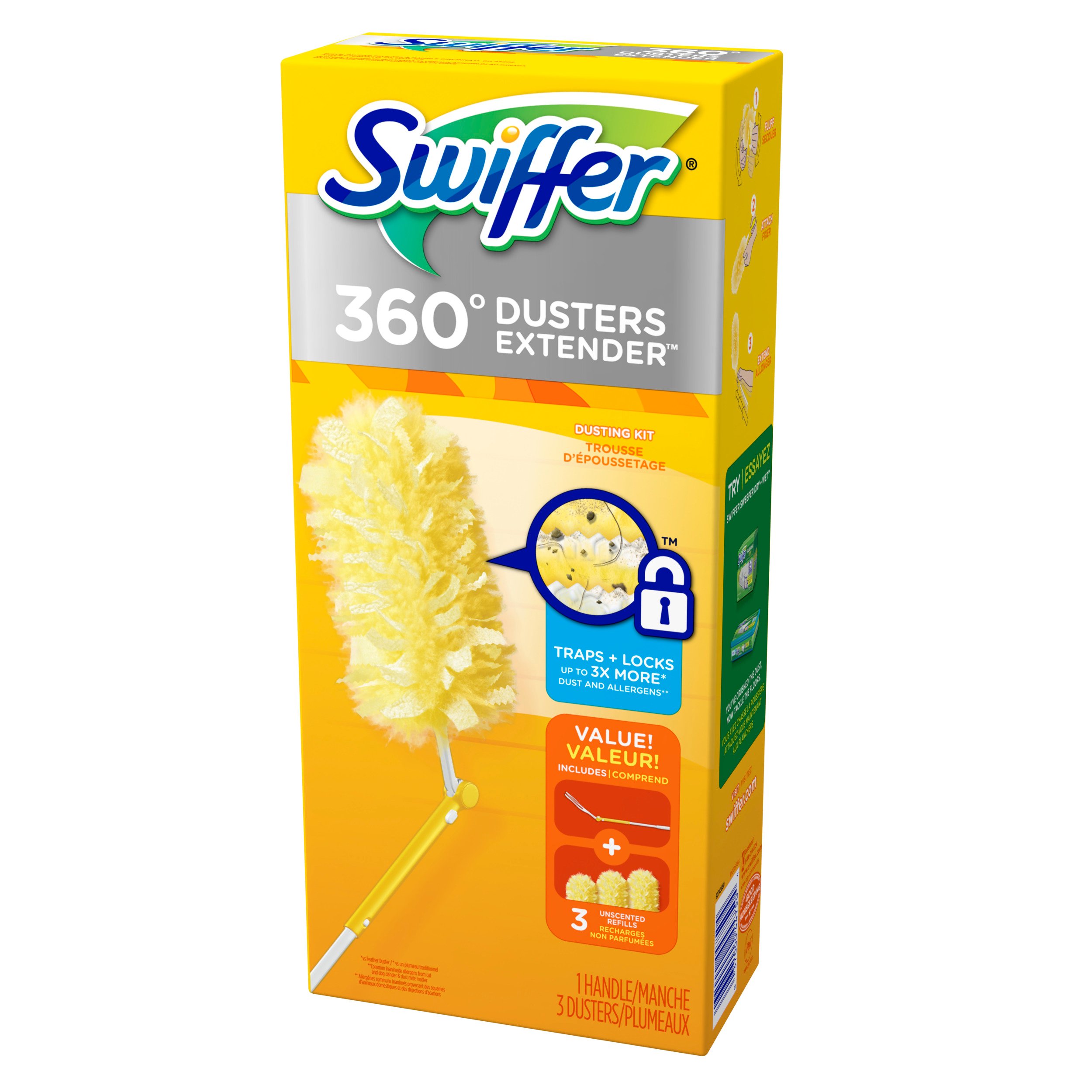 Swiffer 360 Dusters Extender Cleaner Starter Kit - Shop Cleaning Tools ...