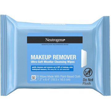 Neutrogena Makeup Remover Wipes & Face Cleansing Towelettes, 25 ct