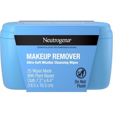 Neutrogena Makeup Remover Wipes & Face Cleansing Towelettes, 25 ct