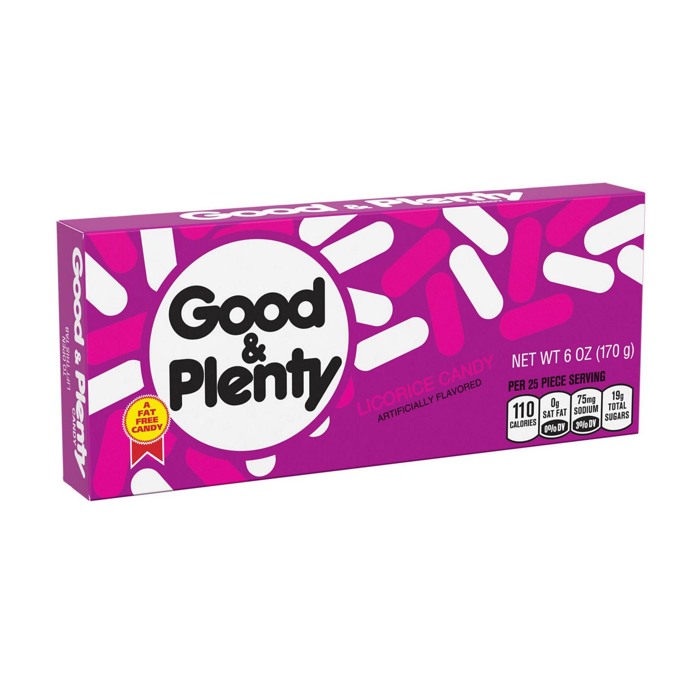 Good & Plenty Licorice Fat Free Candy Box; image 1 of 7