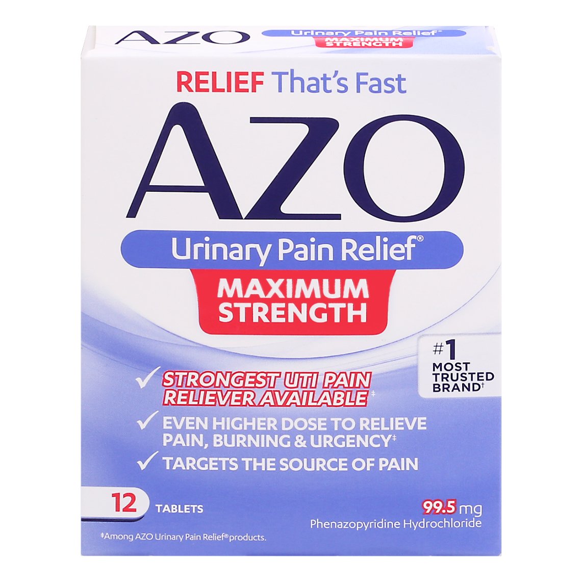 Azo Maximum Strength Urinary Pain Relief Tablets Shop Medicines