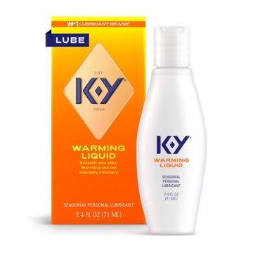 K-Y Warming Liquid Lubricant, 2.4 oz